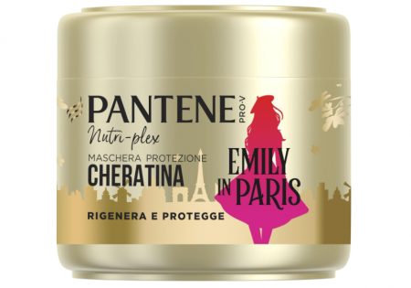 Masca de par - Mască de păr cu keratină Pantene Emily in Paris 300 ml