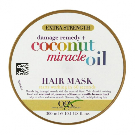 Masca de par - Mască pentru păr deteriorat Coconut Miracle Oil OGX 300 ml