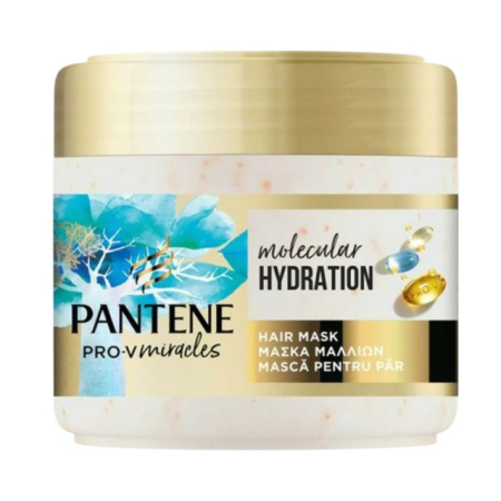 Masca de par - Mască pentru păr Pantene Pro-V Miracles Molecular Hydration 300 ml