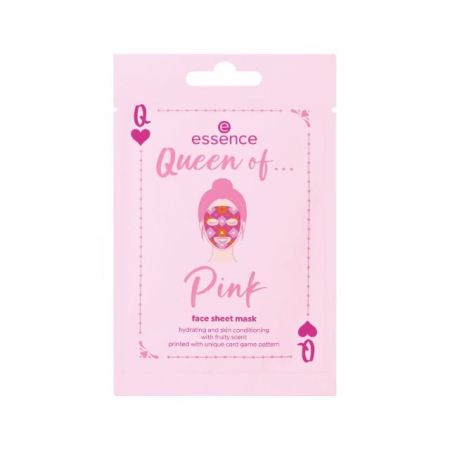 Masti - Mască șervețel pentru față Queen of... Pink 1 buc.