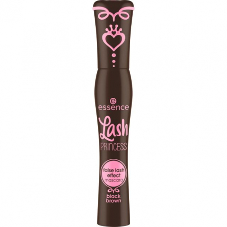 Mascara (rimel) - Mascara efect de gene false Lash PRINCESS black brown Essence 12 ml