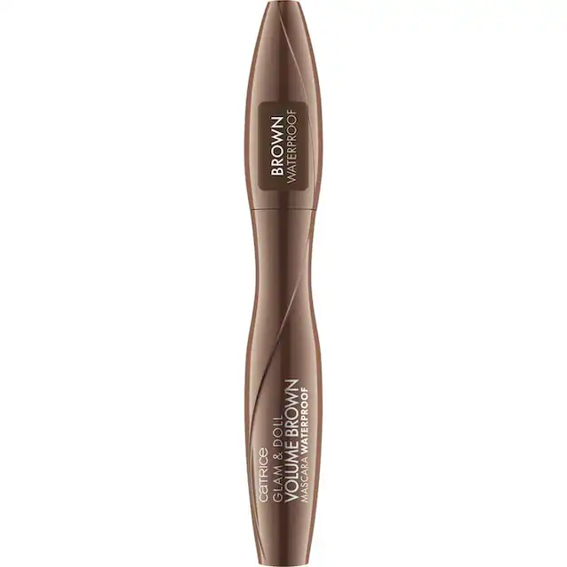 Mascara (rimel) - Mascara maro pentru volum, rezistentă la apă Glam & Doll Catrice 10 ml