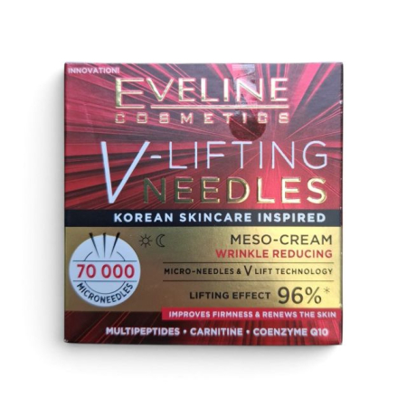Creme de zi / noapte - Mezo-cremă lifting antirid V-Lifting Needles (Microneedle Therapy) Eveline 50 ml