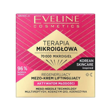 Creme de zi / noapte - Mezo-cremă lifting regeneratoare Microneedle Therapy Eveline 50 ml