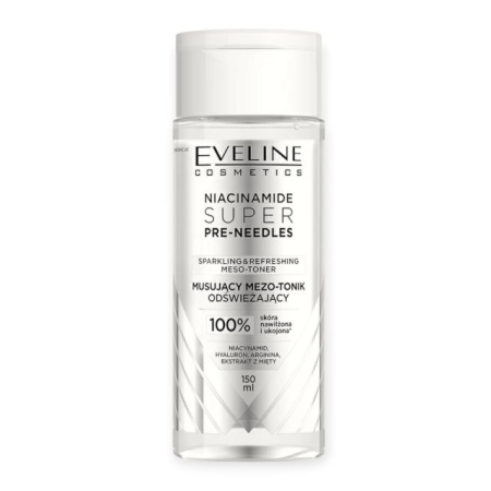 Apa tonica - Mezo-toner răcoritor și efervescent Niacinamide Super Pre-needles Eveline 150 ml