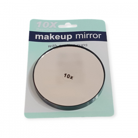 ACCESORII MAKE-UP - Oglinda cu lupa x10, cu ventuze, Ø 9 cm
