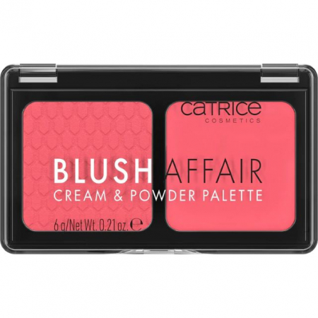 Fard obraz - Paletă de fard de obraz cremă și pudră 010 Blush Affair Catrice 6 g