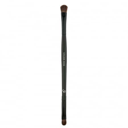 Pensule machiaj - Pensula Dual Ended pentru fard de pleoape Golden Rose