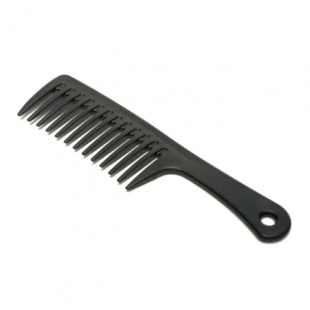 ACCESORII PAR - Pieptan Rar cu Coadă Negru 24 cm
