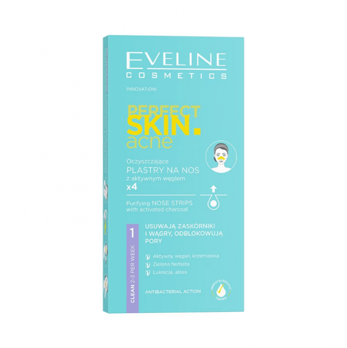 Plasturi/Patch-uri - Plasturi pentru curatarea nasului cu cărbune activ Perfect Skin Acne