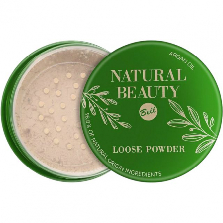 Pudra - Pudră pulbere matifiantă cu ulei de argan Natural Beauty Bell 6 g
