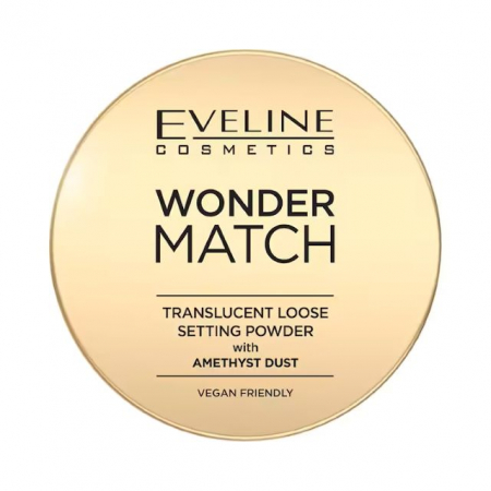 Pudra - Pudra pulbere transparenta Wonder Match Eveline 6 g