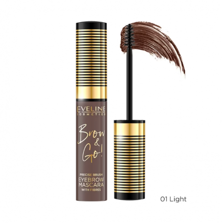 Mascara (rimel) sprancene - Rimel pentru sprâncene Brow&Go! Eveline Cosmetics