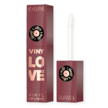 MACHIAJ - Ruj de buze lichid de lungă durată 08 Honey VinyLove Eveline