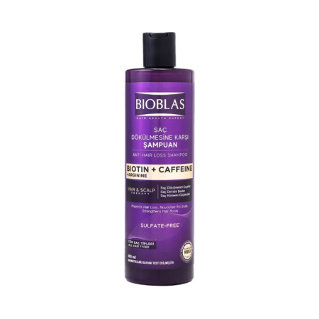 Sampon par - Șampon anticădere Biotin + Caffeine + Arginine Bioblas 400 ml