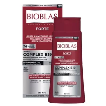 Sampon par - Șampon anticădere Complex B19 Bioblas Forte 360 ml