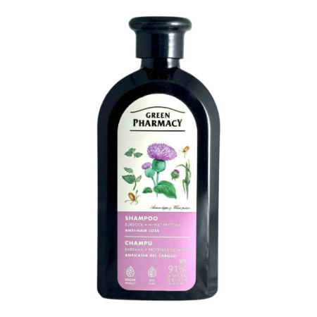 Sampon par - Șampon cu Brusture și Proteine de grâu Green Pharmacy 350 ml