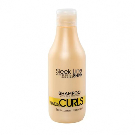 Sampon par - Șampon păr ondulat Waves & Curls STAPIZ SLEEK LINE 300 ml