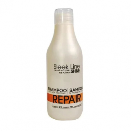 Sampon par - Șampon reparator cu mătase STAPIZ SLEEK LINE 300 ml