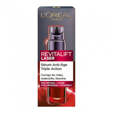 Seruri - Ser anti-age cu triplă acțiune 40 + Revitalift Laser L'Oréal Paris 30 ml