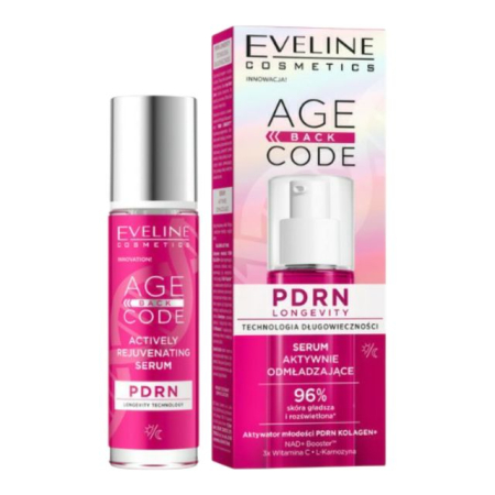 Seruri - Ser concentrat anti-aging Age Back Code Actively Rejuvenating Serum Eveline 30 ml