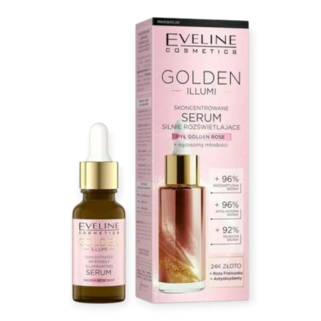 Seruri - Ser concentrat intens iluminator Golden Illumi Eveline 18 ml