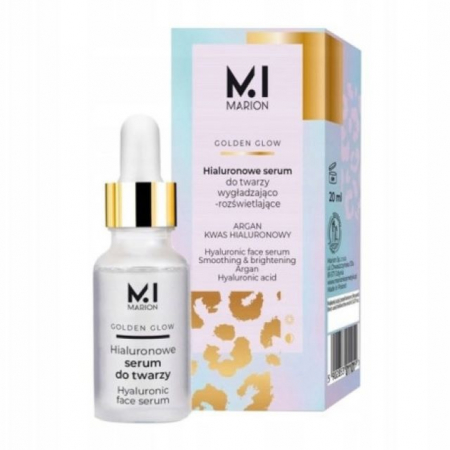 Produse - Ser de față cu acid hialuronic Golden Glow Marion 20 ml