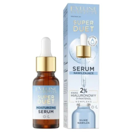 INGRIJIRE TEN - Ser facial concentrat pentru hidratare și calmare cu 2% acid hialuronic și D-panthenol Eveline 18 ml