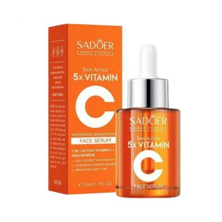 Seruri - Ser facial Skin Active 5x Vitamin C SADOER 30ml