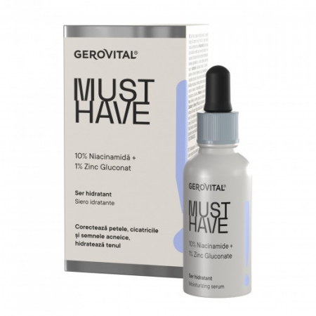 Seruri - Ser Hidratant 10% Niacinamidă 30 ml Gerovital Must Have