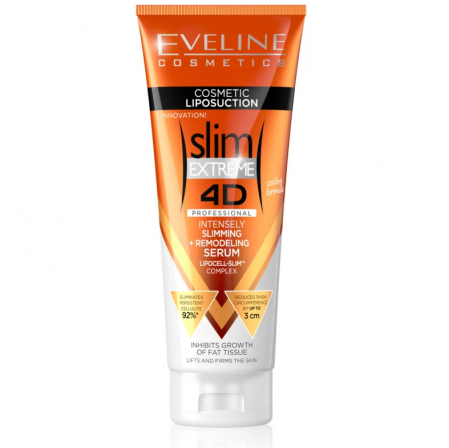 Anticelulitice - Ser pentru slăbire și remodelare Slim Extreme 4D Eveline Cosmetics