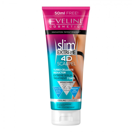 Anticelulitice - Ser pentru tratarea celulitei cu efect racoritor Slim Extreme 4D Scalpel Turbo Cellulite Eveline