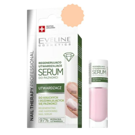 Baza, Top coat, Tratamente - Ser tratament pentru regenerarea și întărirea unghiilor Eveline 8 ml