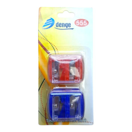 Alte accesorii machiaj - Set 2 ascuțitori cosmetice duble, cu rezervor