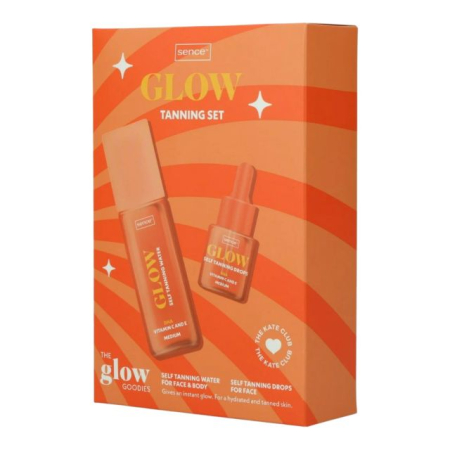 Lotiune autobronzanta - Set Apă autobronzantă + Picături autobronzante Sence Glow Tanning Medium Set