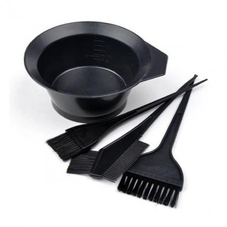 ACCESORII PAR - Set bol de vopsit și 3 pensule Oranjollie