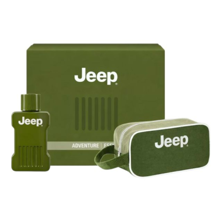 INGRIJIRE CORP - Set cadou pentru bărbați Apă de toaletă 100 ml/Geantă pentru cosmetice Jeep Adventure