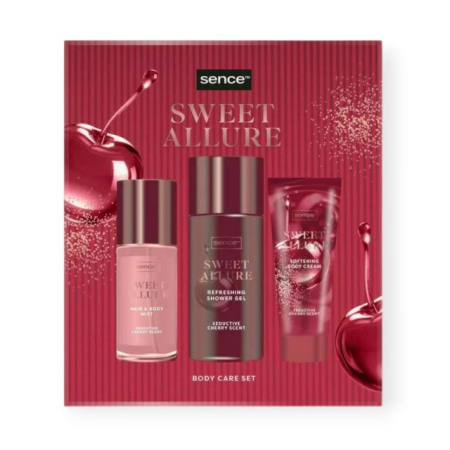 Gel de dus - Set cadou pentru îngrijirea corpului SWEET ALLURE Sence