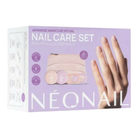 ACCESORII MANICHIURA/PEDICHIURA - Set de manichiură japoneză pentru unghii naturale NEONAIL Japanese Manicure Ritual Nail Care Set