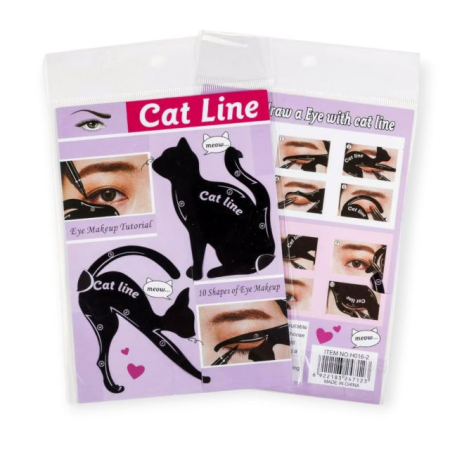 ACCESORII MAKE-UP - Set de șabloane pentru eyeliner Cat Line