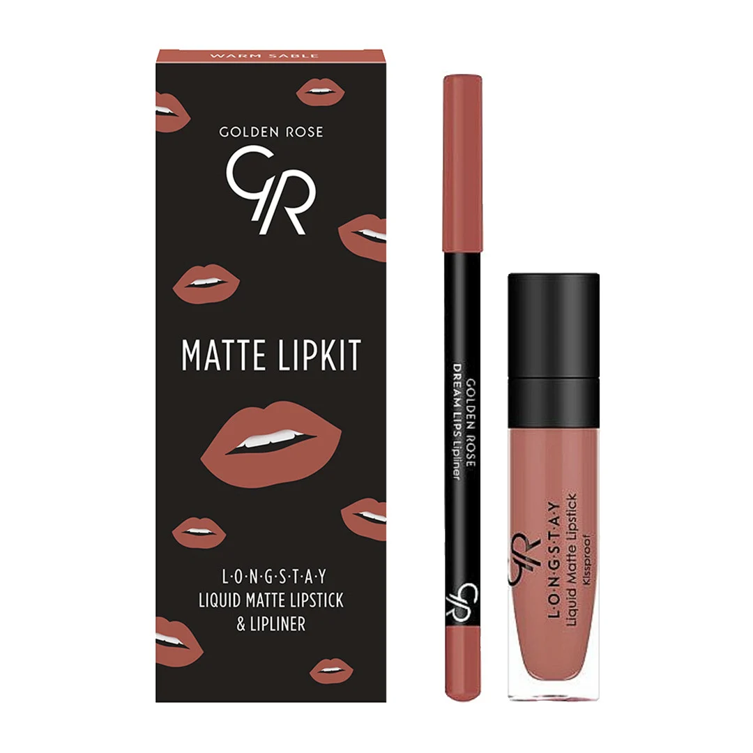 Creion contur - Set pentru buze Matte Lip Kit Ruj lichid Longstay Matte Creion Dream