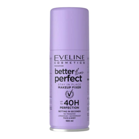 Spray fixare make-up - Spray de fixare a machiajului Better Than Perfect Stay In Place Makeup Fixer Eveline 100 ml