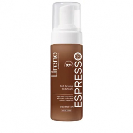 Lotiune autobronzanta - Spumă autobronzantă Espresso Instant Tan Dark Skin Lirene 150 ml