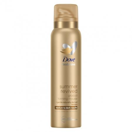 Lotiune autobronzanta - Spuma autobronzanta Medium to Dark Dove Summer Revived 150ml