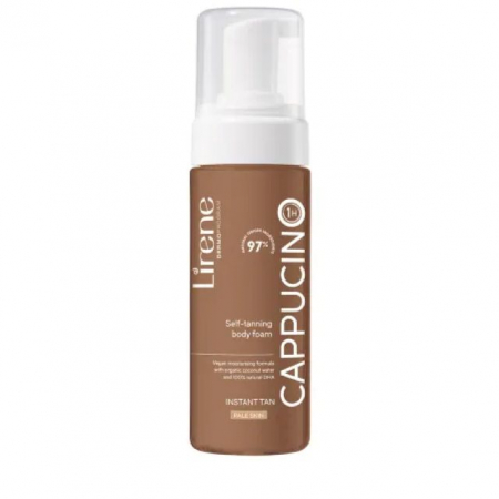 Lotiune autobronzanta - Spumă autobronzantă Pale Skin Cappucino Perfect Tan Lirene 150 ml