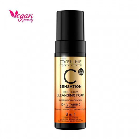 Spuma demachianta - Spuma demachianta 10% vitamina C Sensation Super Glow