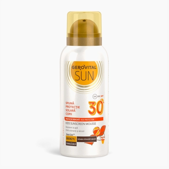 Protectie solara - Spuma Protectie Solara Copii SPF 30 Gerovital Sun