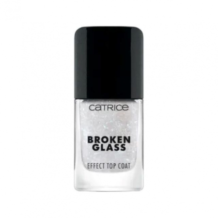 Baza, Top coat, Tratamente - Top coat Broken Glass Effect Catrice 10.5 ml