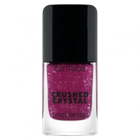 Baza, Top coat, Tratamente - Top Coat cu efect Crushed Crystal Catrice 10.5 ml