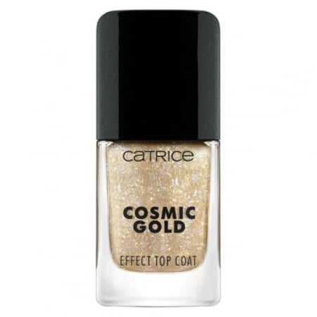 Baza, Top coat, Tratamente - Top Coat cu effect Cosmic Gold Catrice 10.5 ml